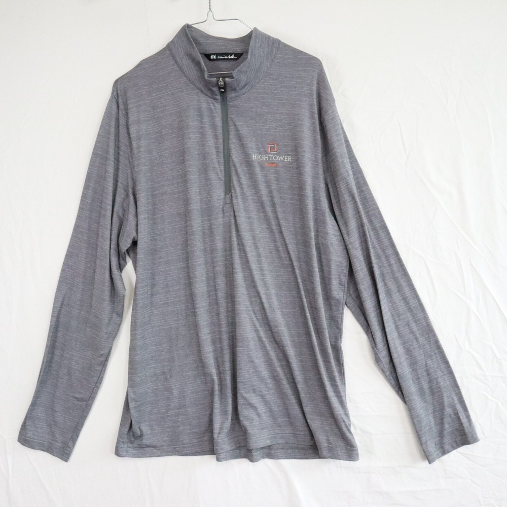 Travis Mathew 1/4 Zip Pullover Mens Large Activewear Mock Neck Hightower Austin